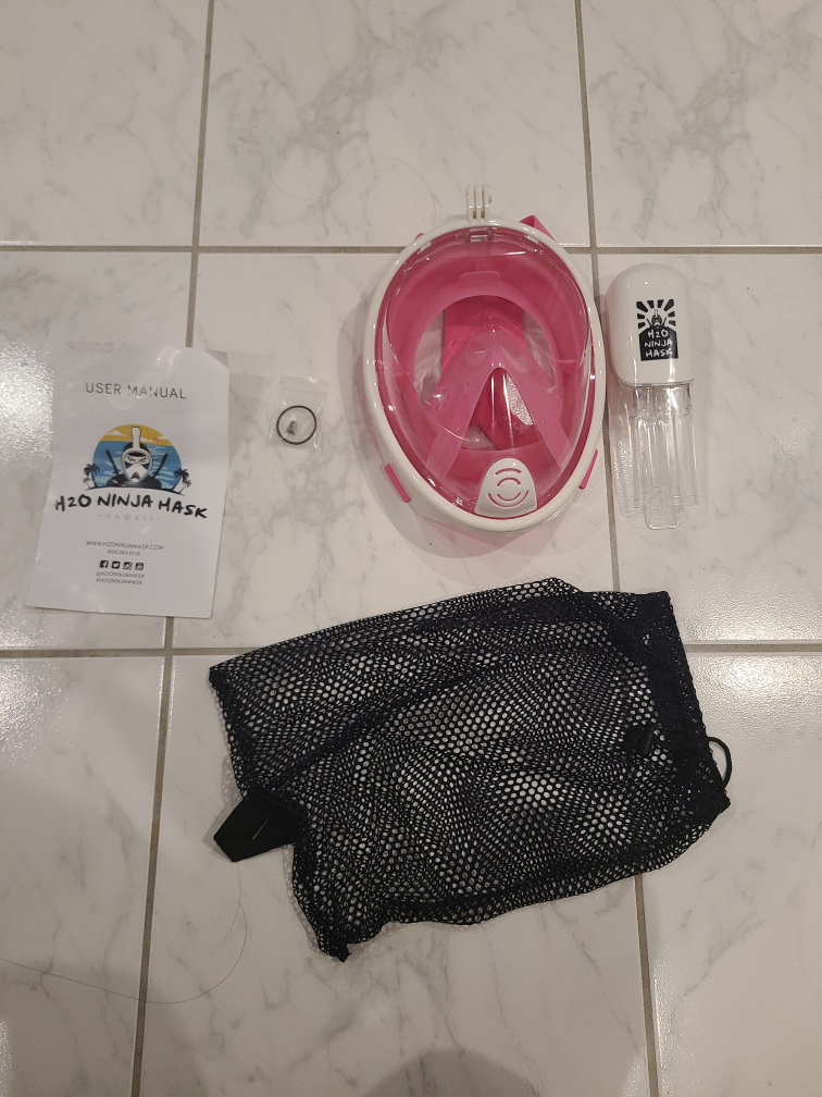 H2o ninja premium snorkel mask thumbnail
