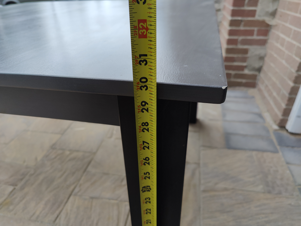 Free Square Wood Table