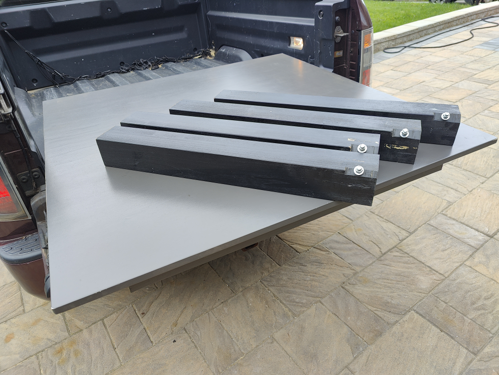 Free Square Wood Table - photo 4