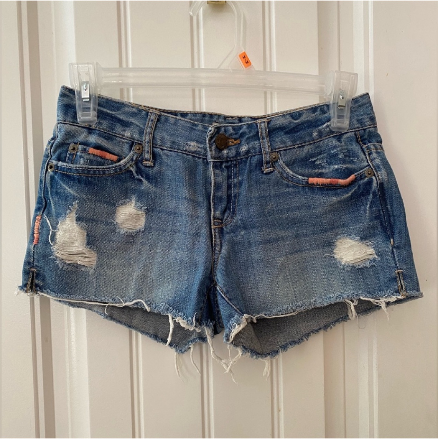 Aeropostale distressed denim shorts