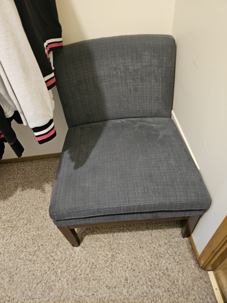 blue chair