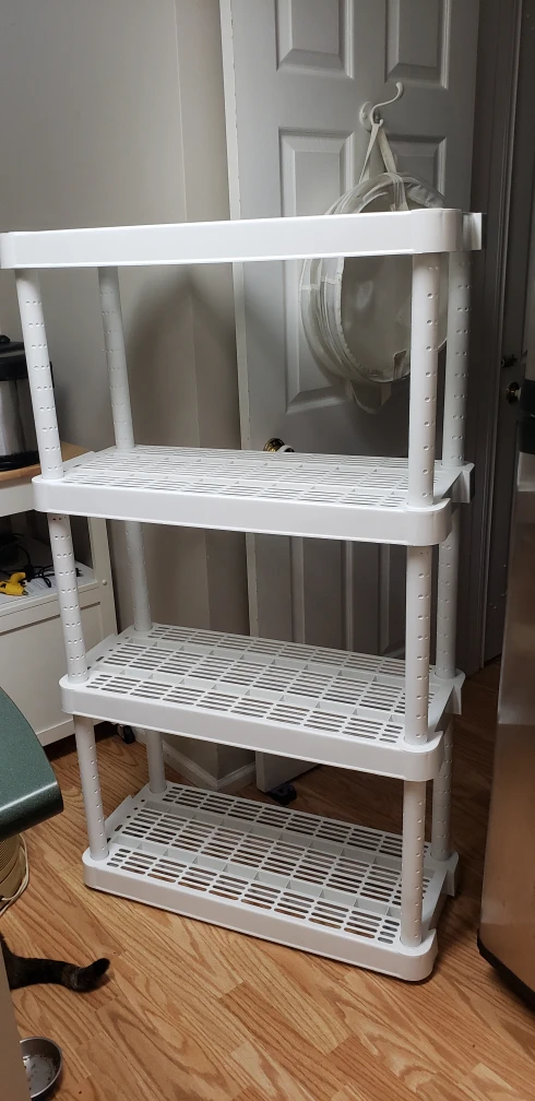 4 Tiers Plastic Rack