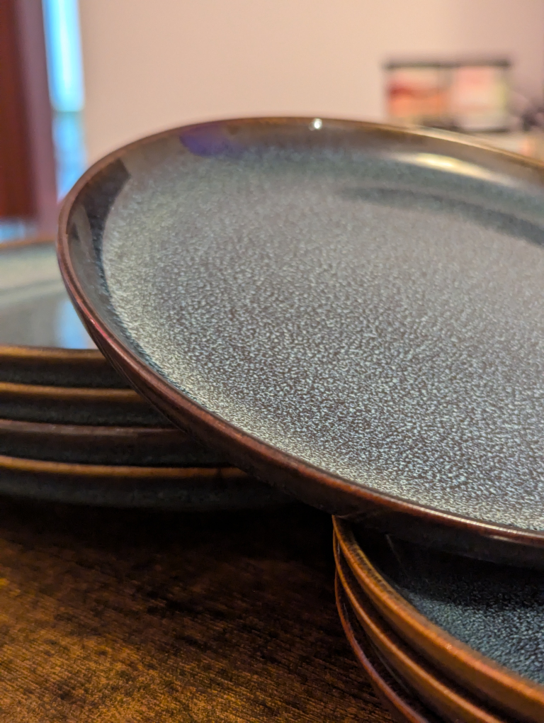 Blue Plates x 8 - photo 3