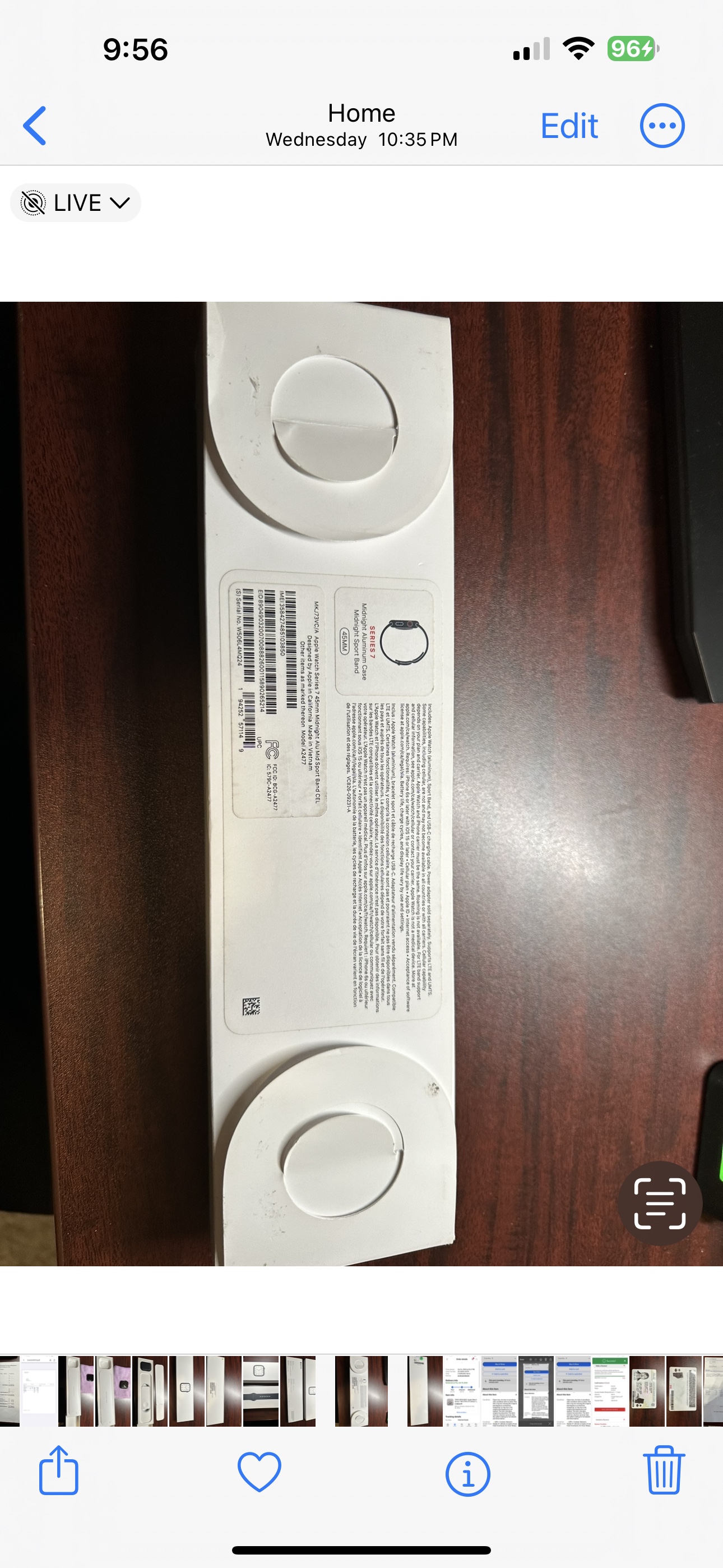 New Open Box Apple Watch Series 7 gps cellular - photo 2
