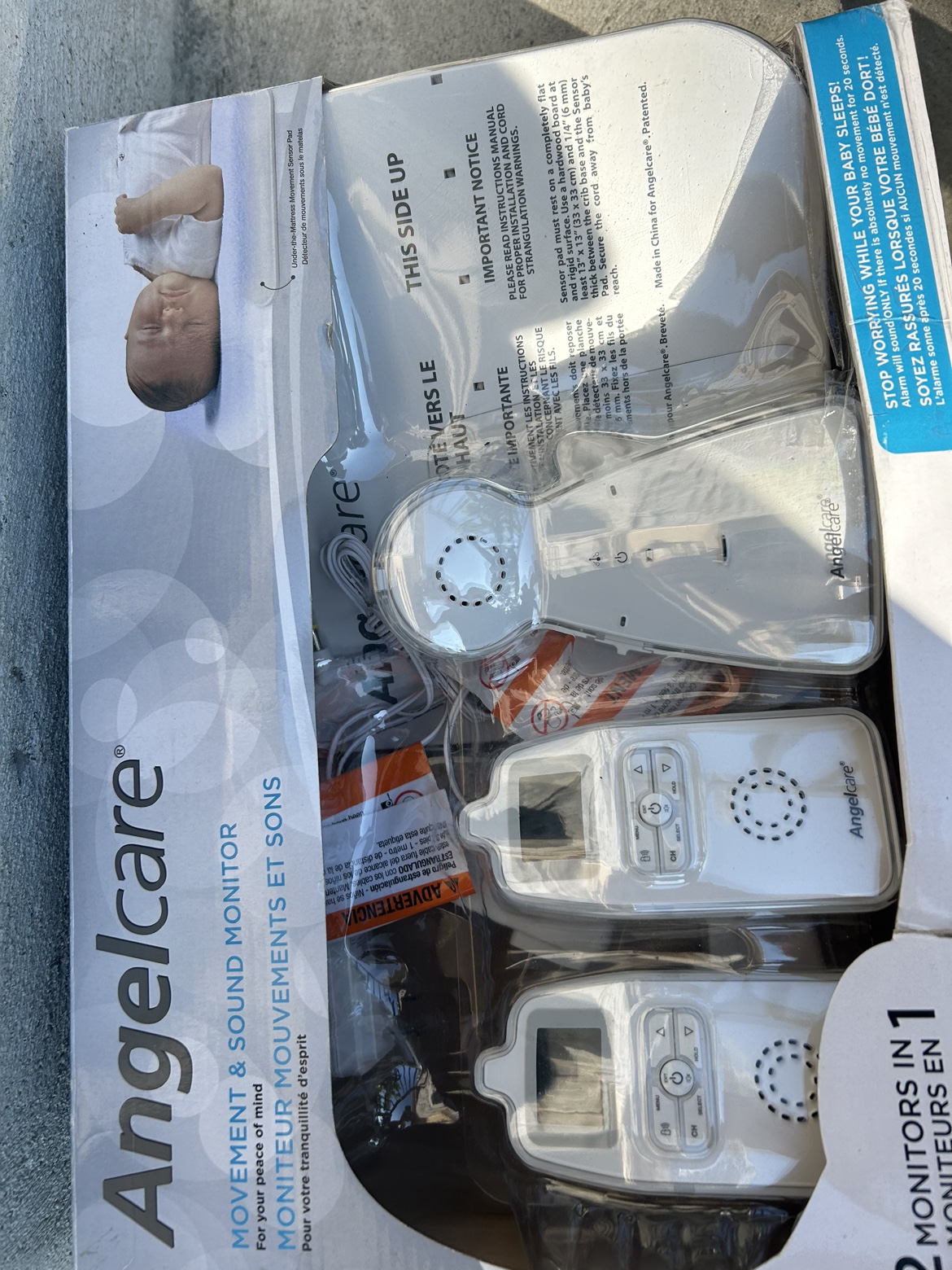 Baby Monitor Angel Care new in box unused image indicator(2)