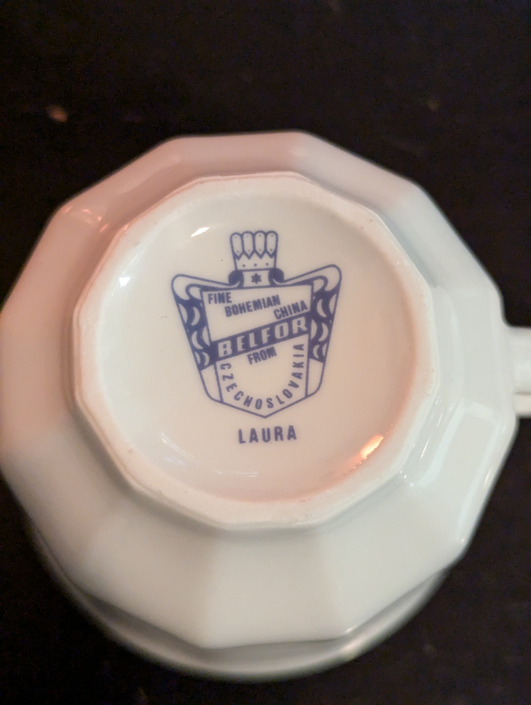 Rare Bohemian Tea Cup and Saucer Set image indicator(5)