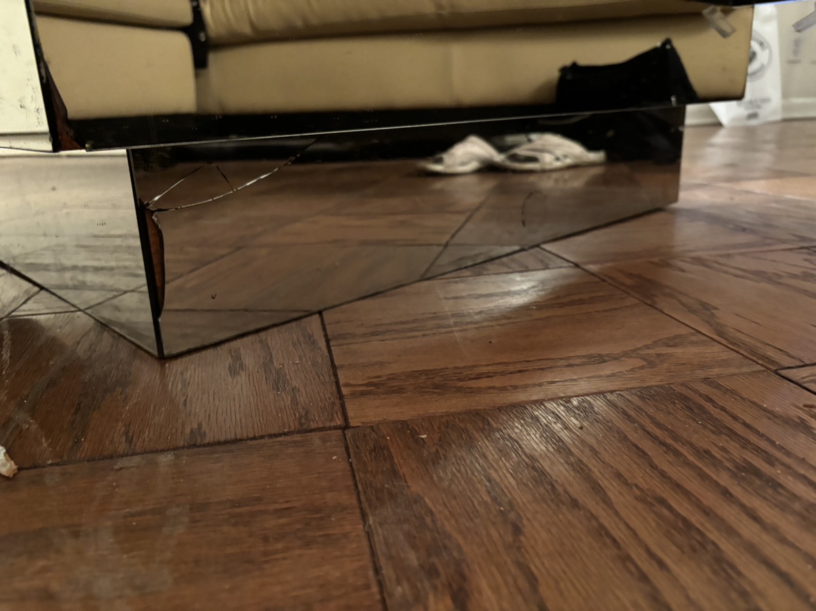 Square Mirrored Coffee Table - photo 5