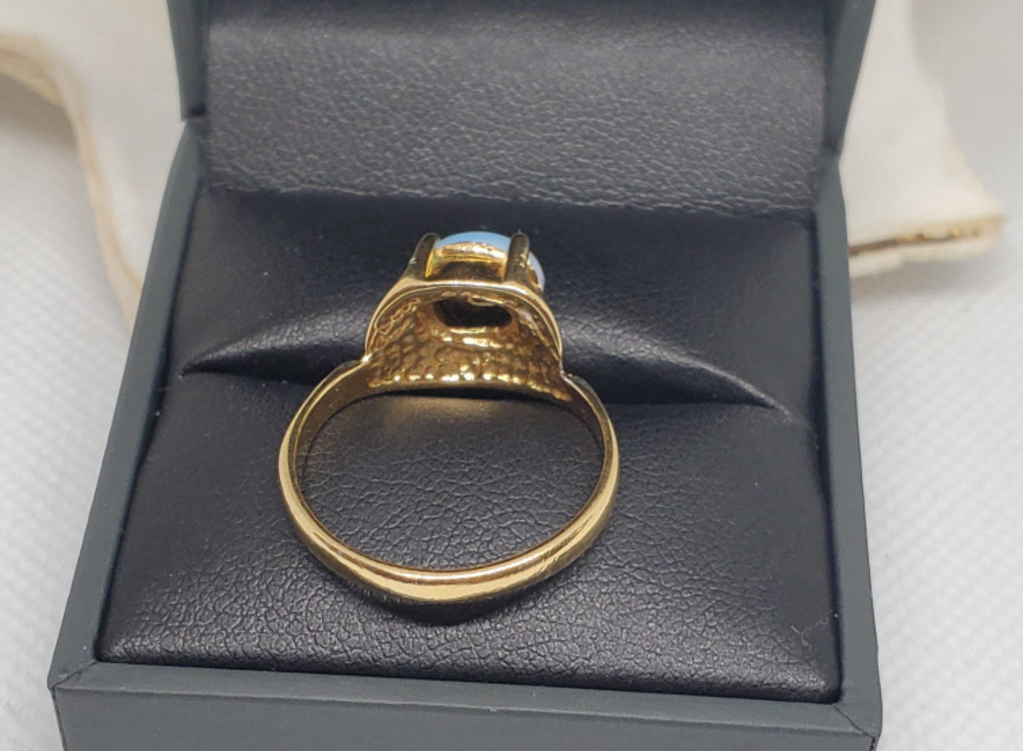 Vtg. Gold Tone Ring - photo 4