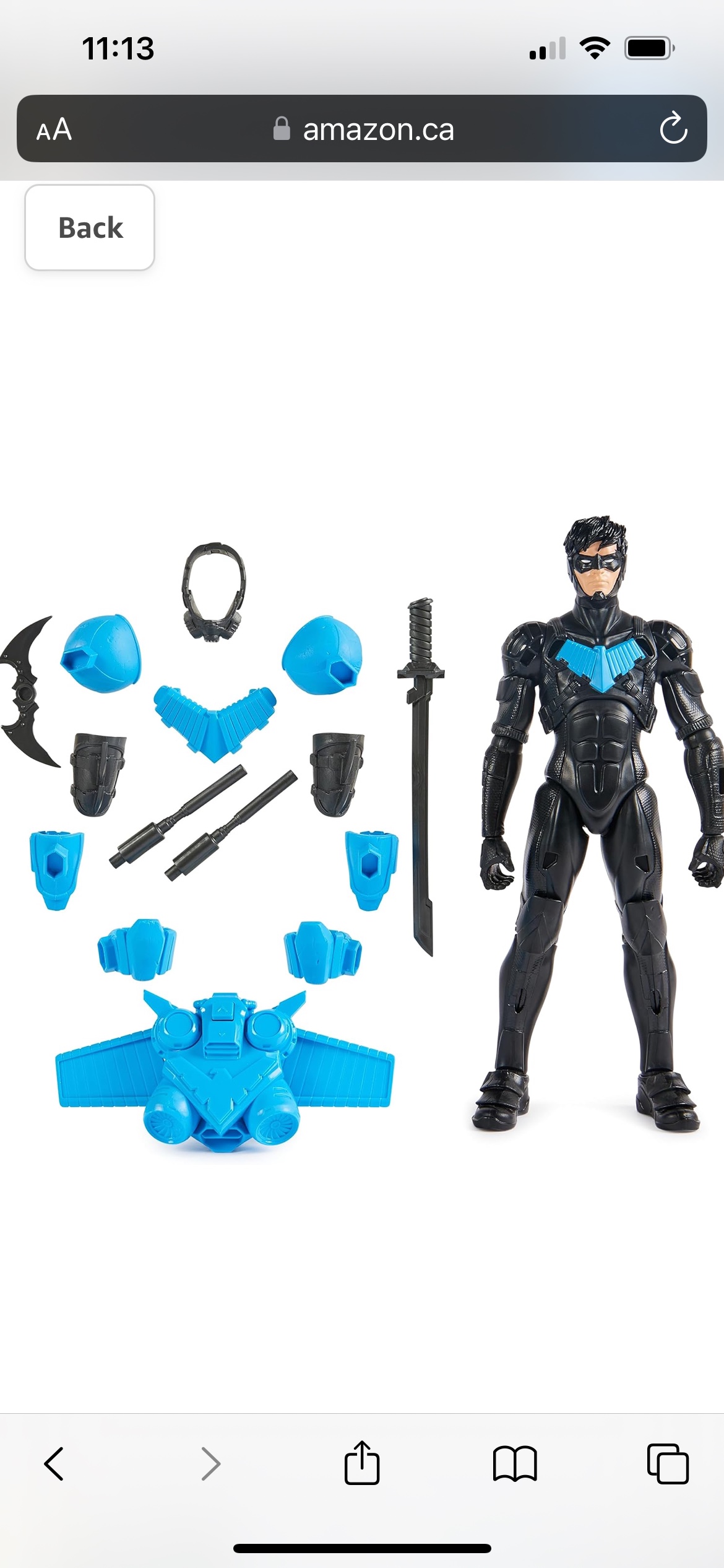 DC Comics, Batman Adventures, Nightwing Action Figure image indicator(2)