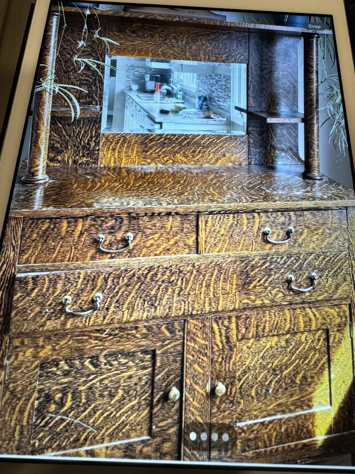 BARGAIN! Antique unique tiger stripe look cabinet ONLY $295 - photo 2