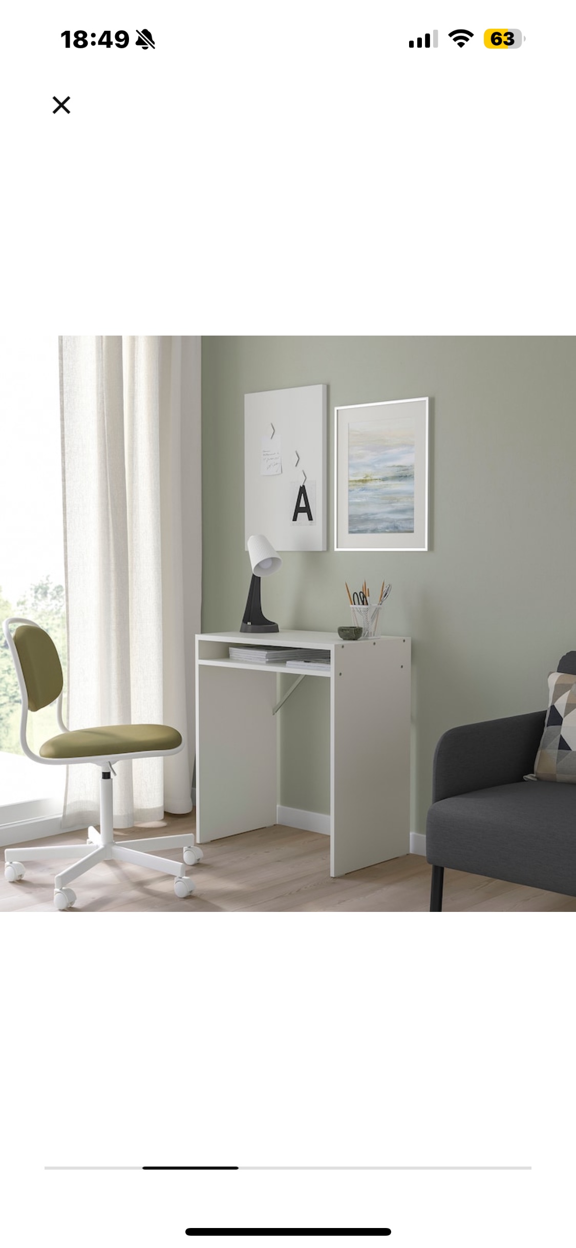 Moving sale: White desk - photo 2