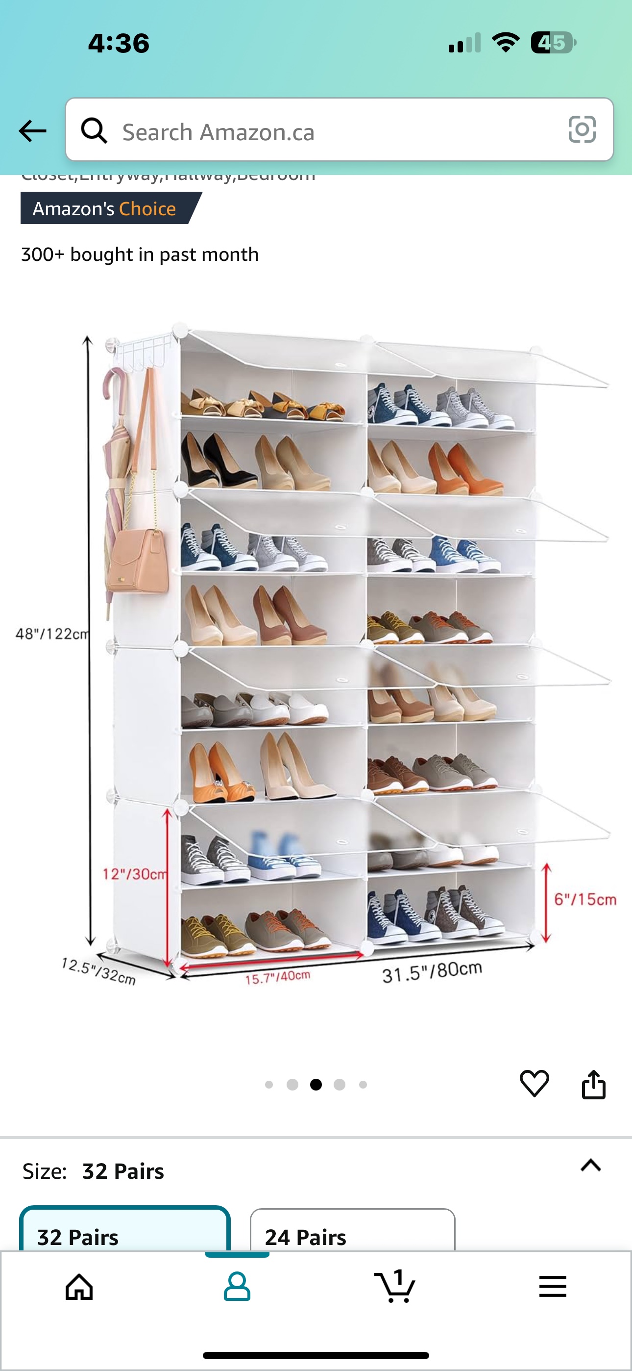 Shoe organizers x 2 - photo 2