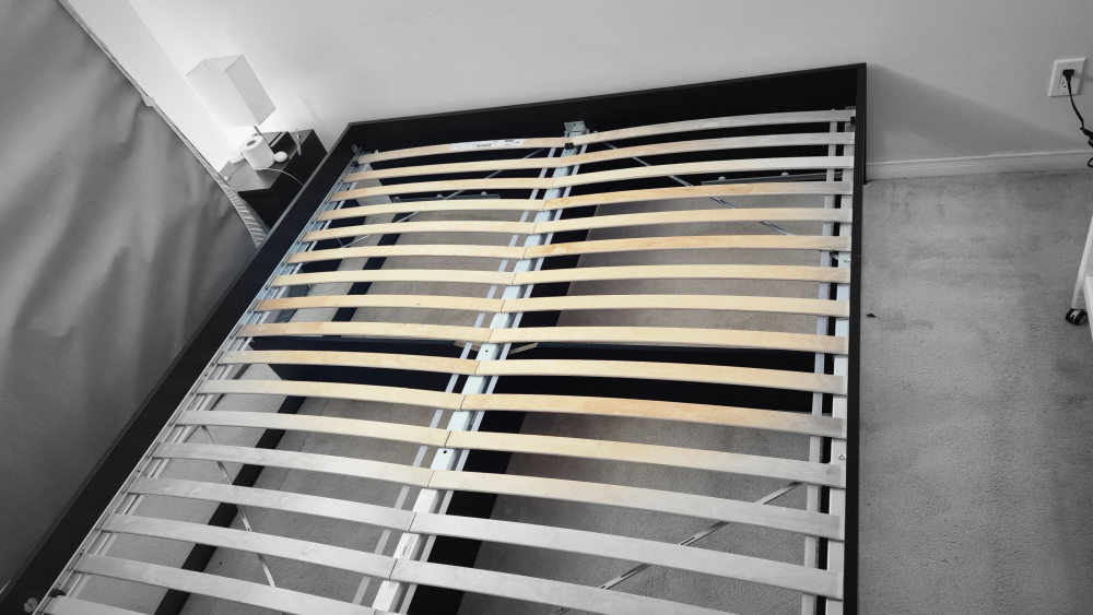 bed frame black king size