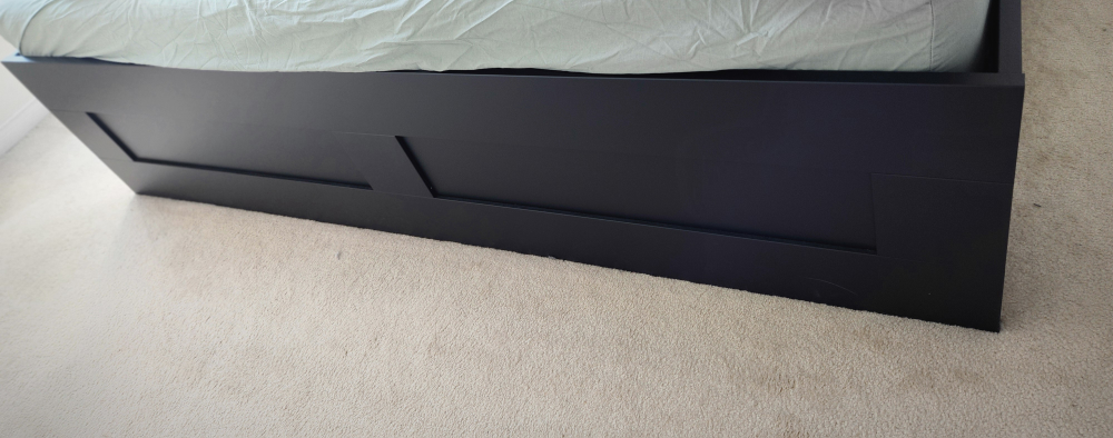 bed frame black king size - photo 4