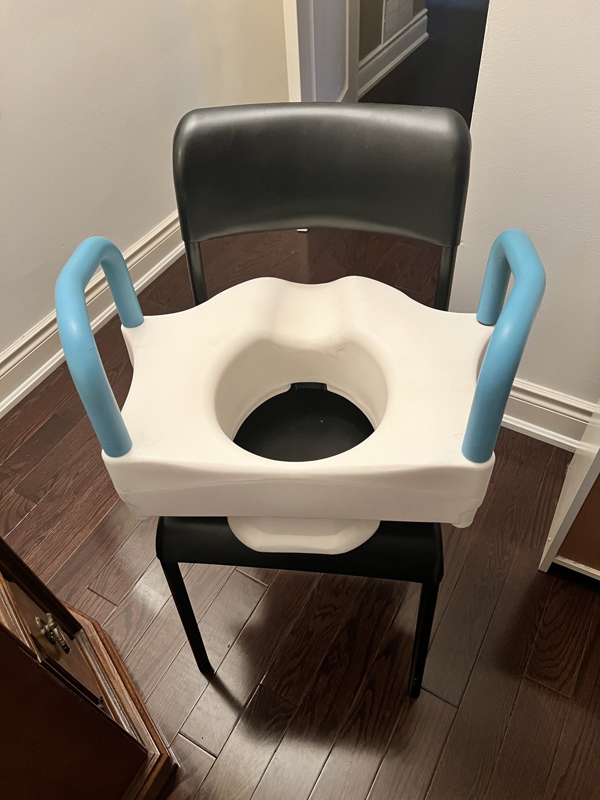 Raised Toilet Seat with Handles - photo 2