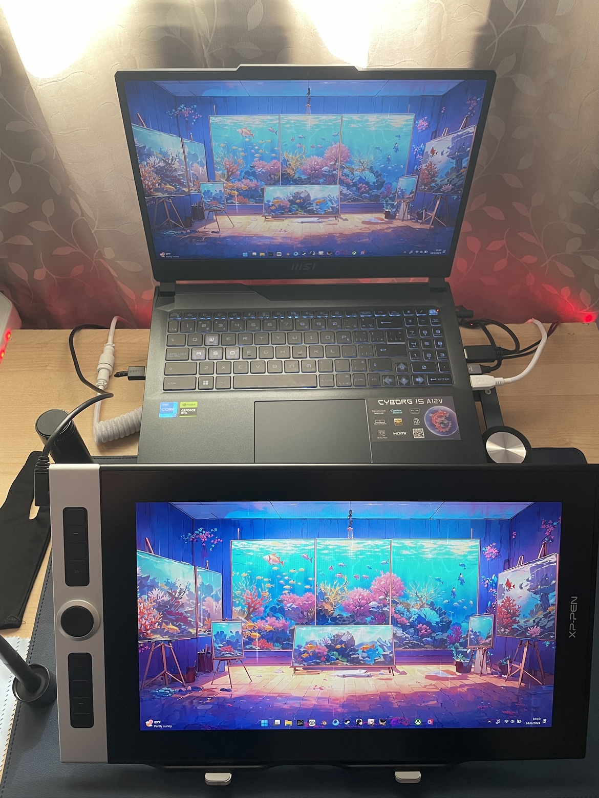 XP pen 16’ digital drawing tablet thumbnail