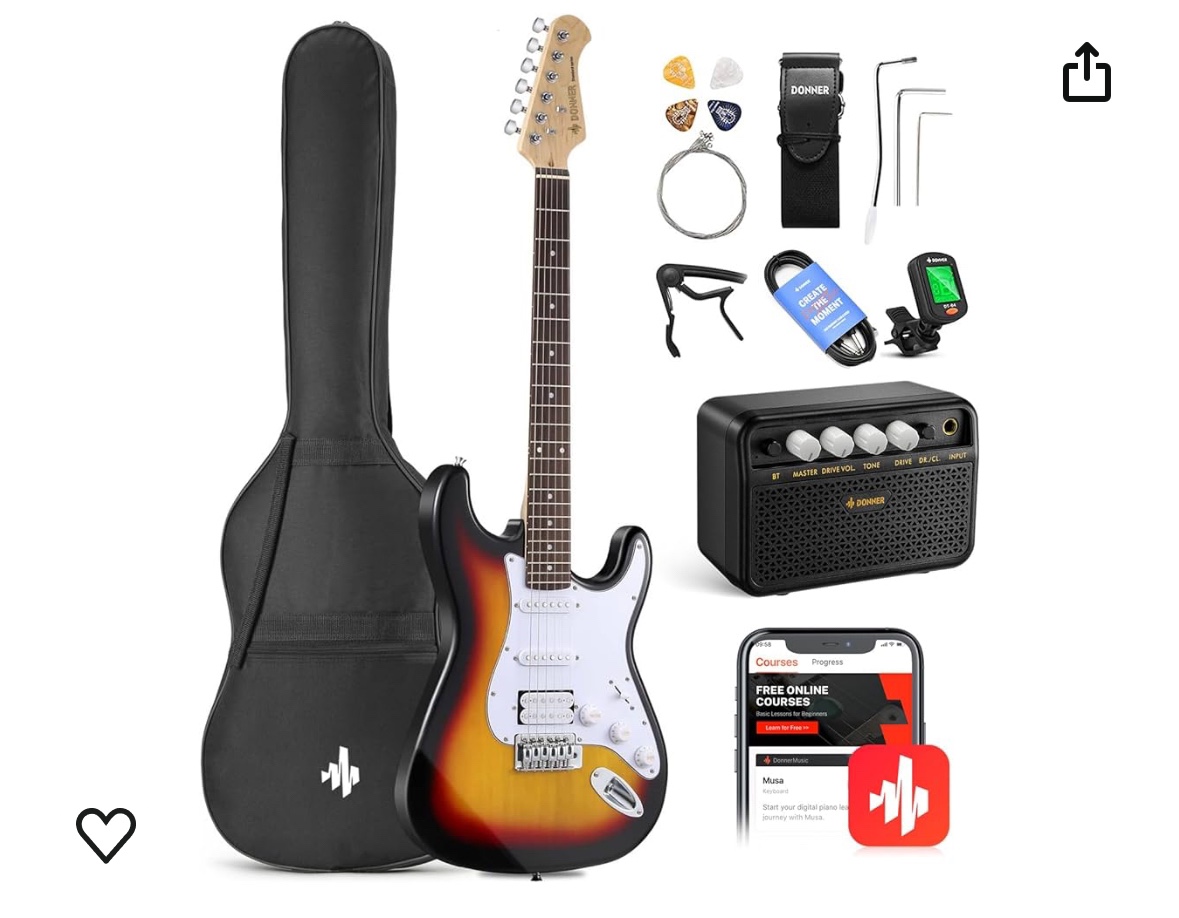 Donner DST-100S Electric Guitar - photo 3