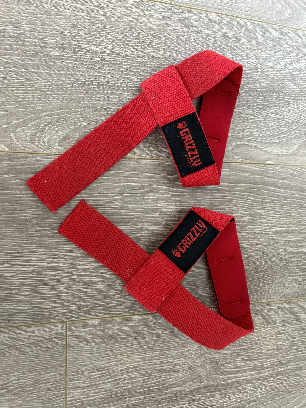 Grizzly fabric weight lifting straps