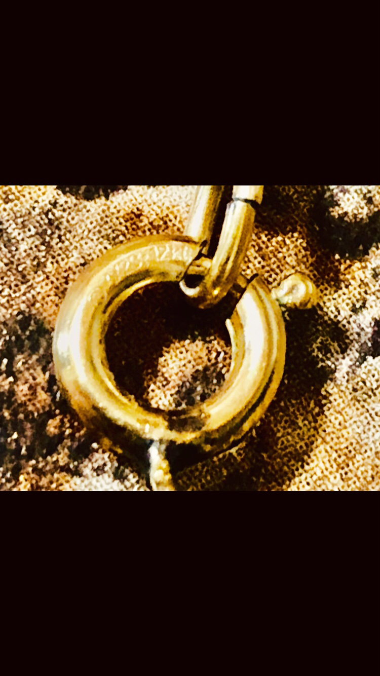 VINTAGE 12k GOLD FILLED TWO TONE 1950s CHOKER / NECKLACE image indicator(6)