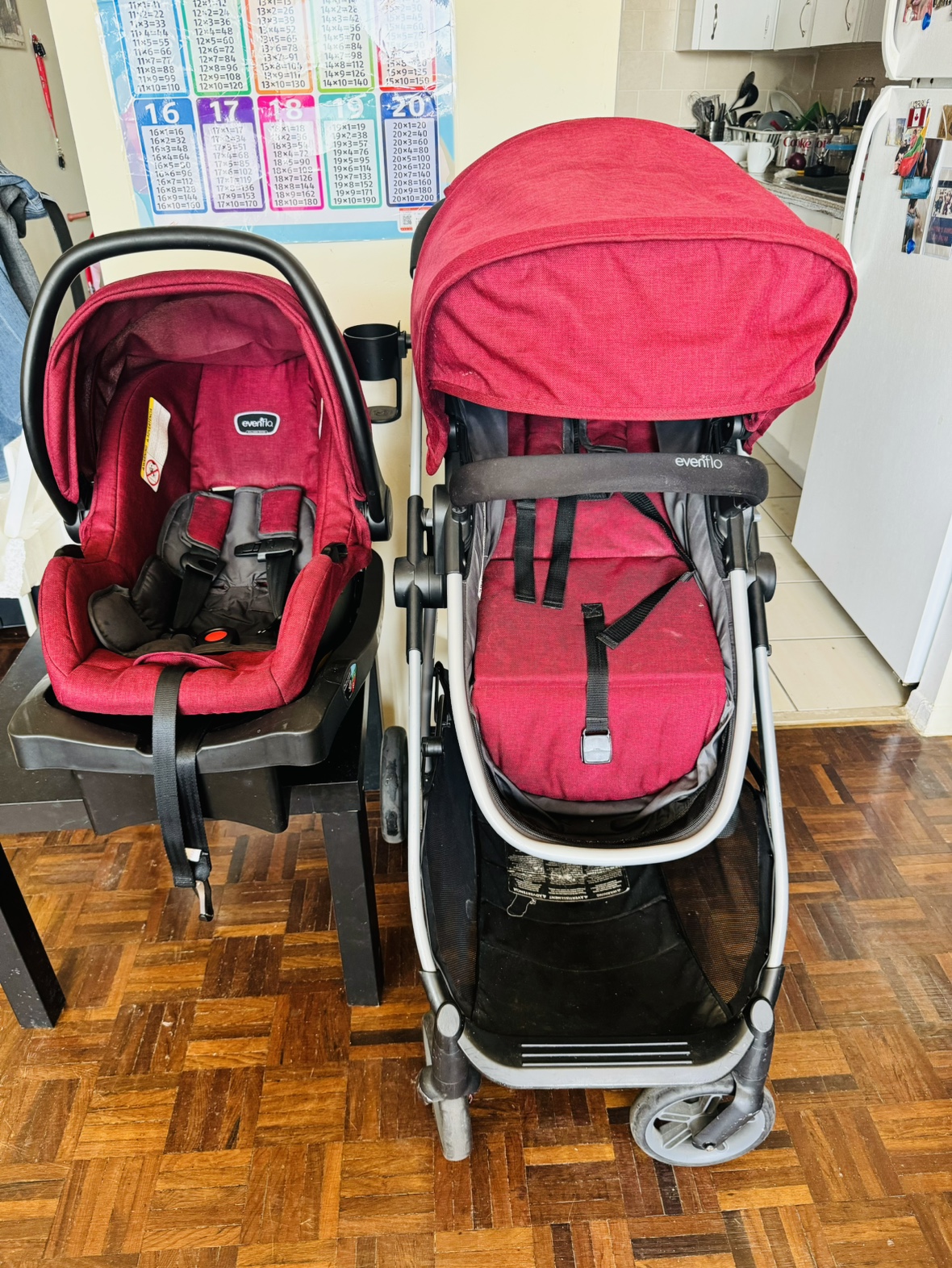 Evenflo stroller and car seat travel system thumbnail