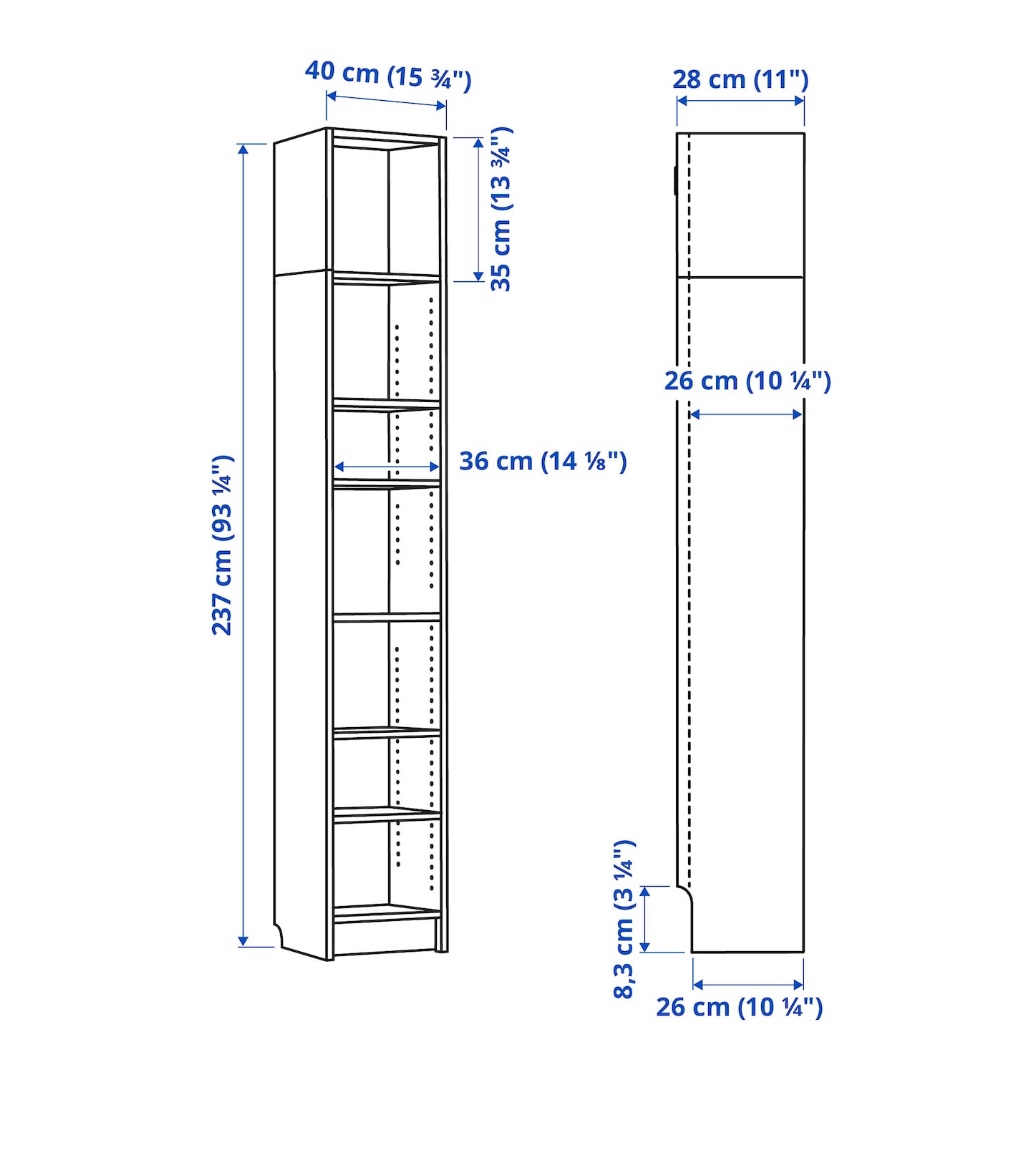Tall bookshelves 2 pack - photo 2
