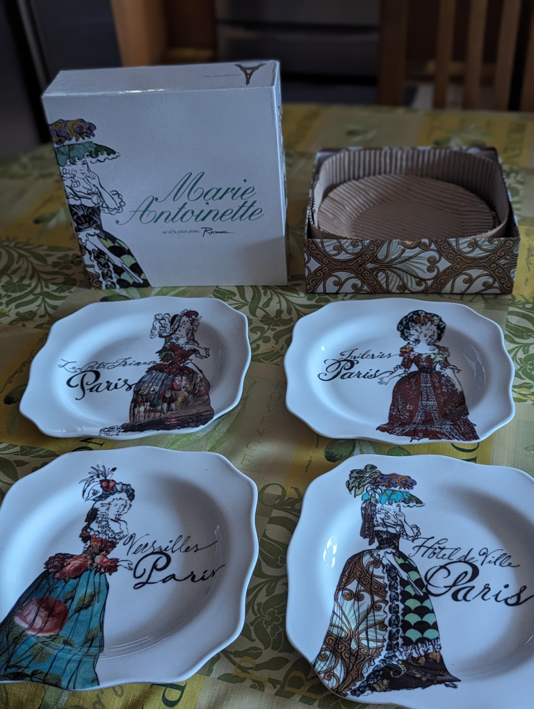 Marie Antoinette plate set - photo 2