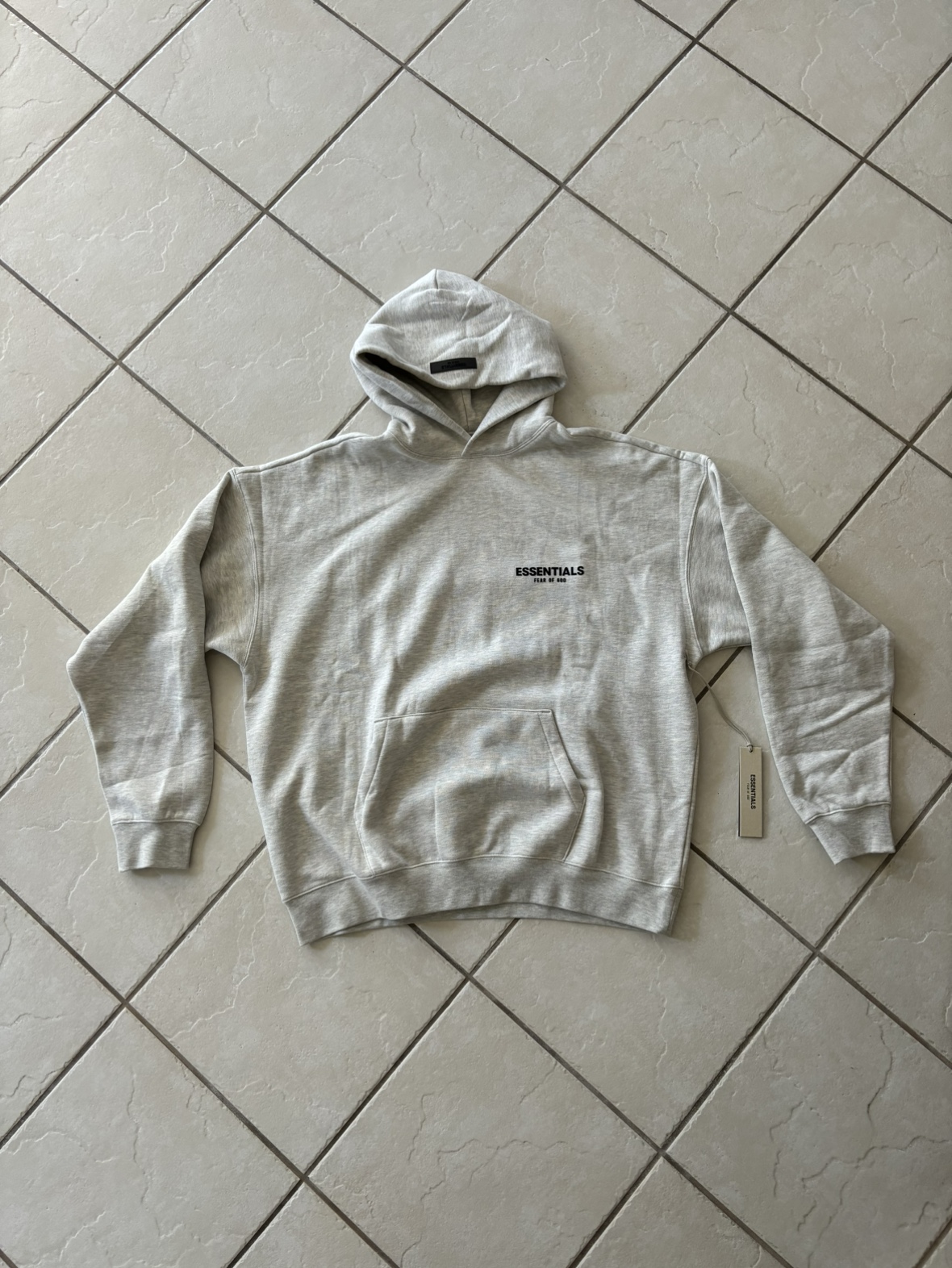 Fear Of God ESSENTIALS hoodie 'Light Oatmeal'