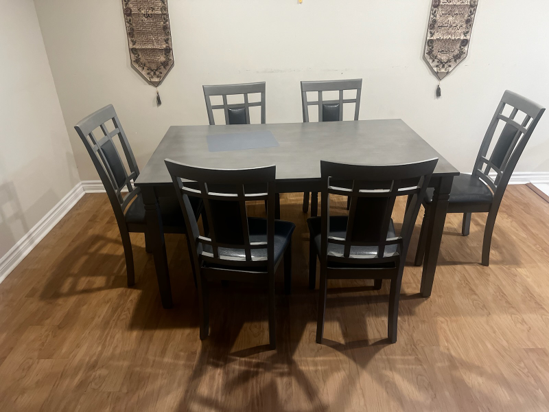Dinning table 6 set thumbnail