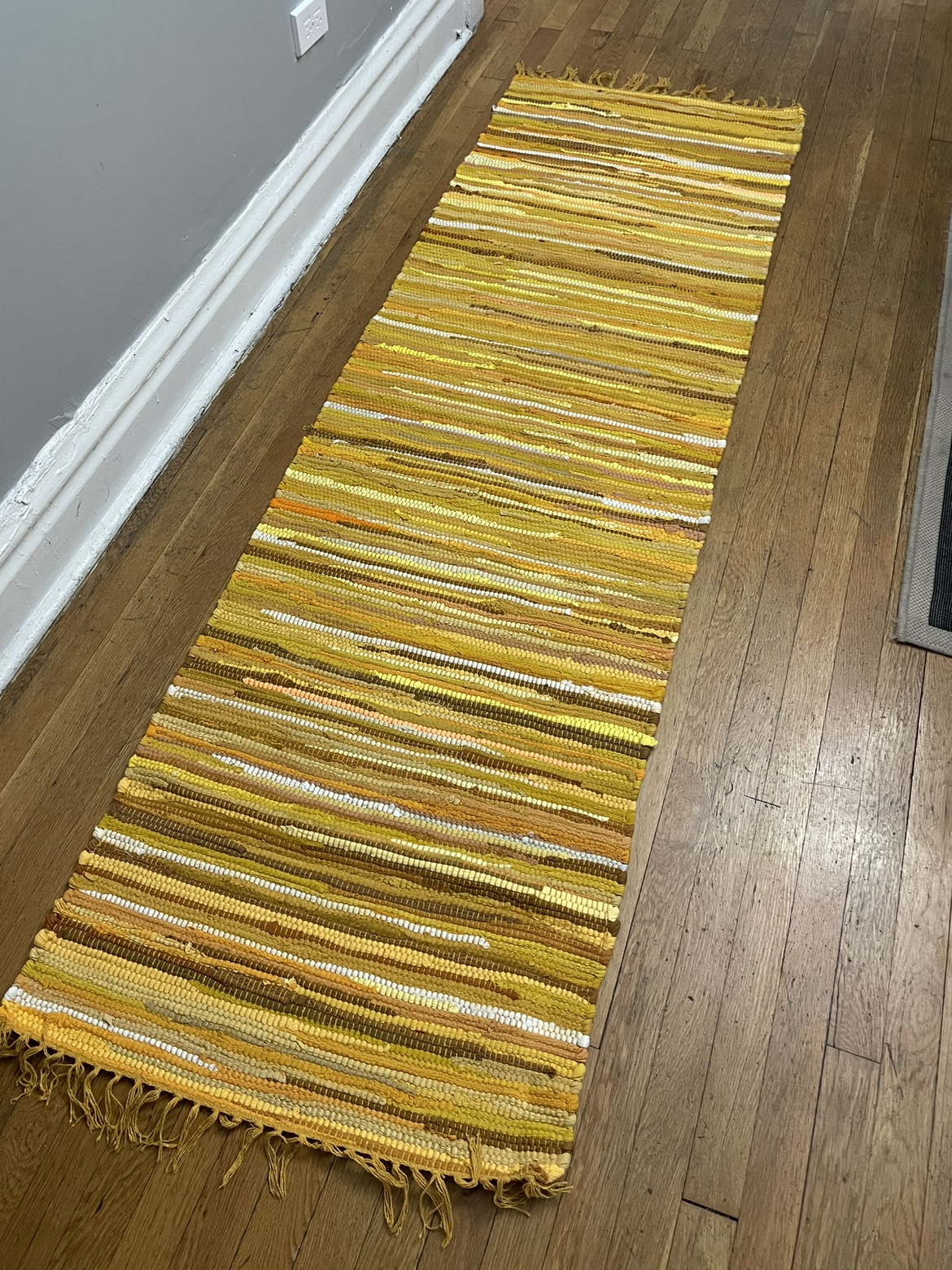 2’2” x 6’ Hand Woven Chindi Cotton Runner