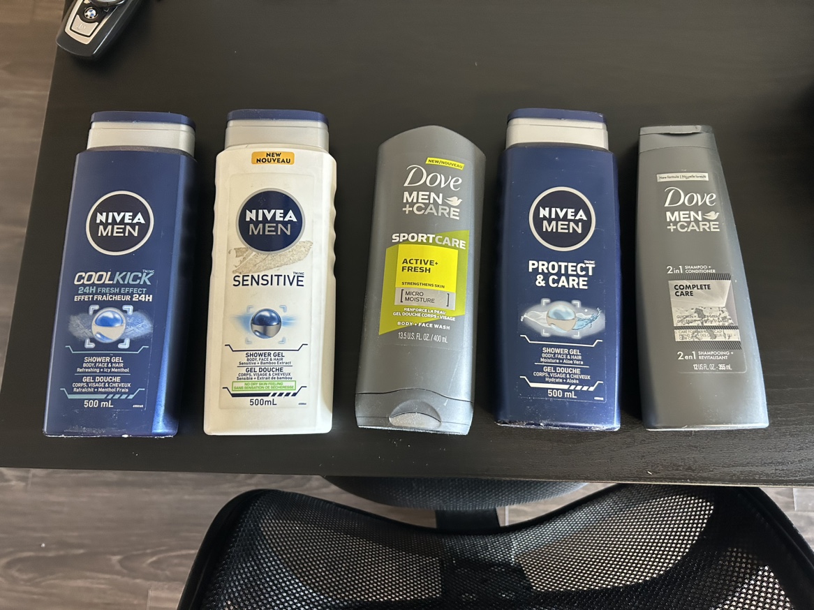 Men’s Dove products #freecycle
