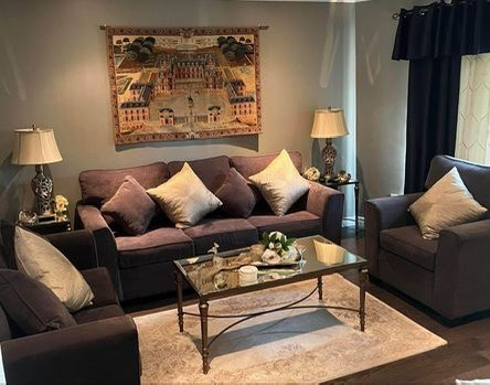 3 Piece Living Room Set w/ Pillows