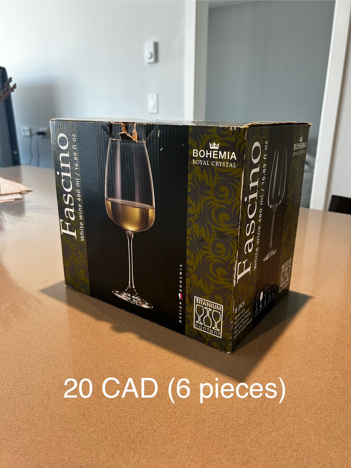 Bohemia Royal Crystal Wine Glasses