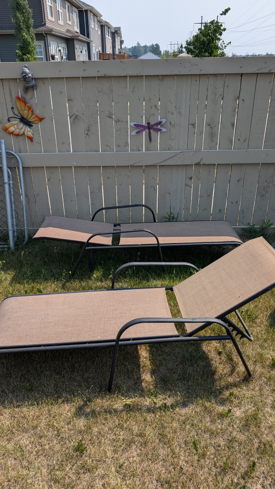 2 Lounging Chairs (25$ each)
