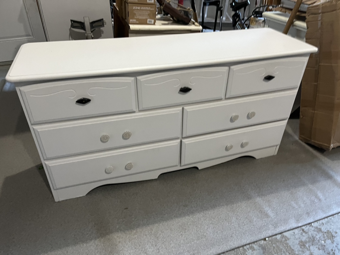 White dresser