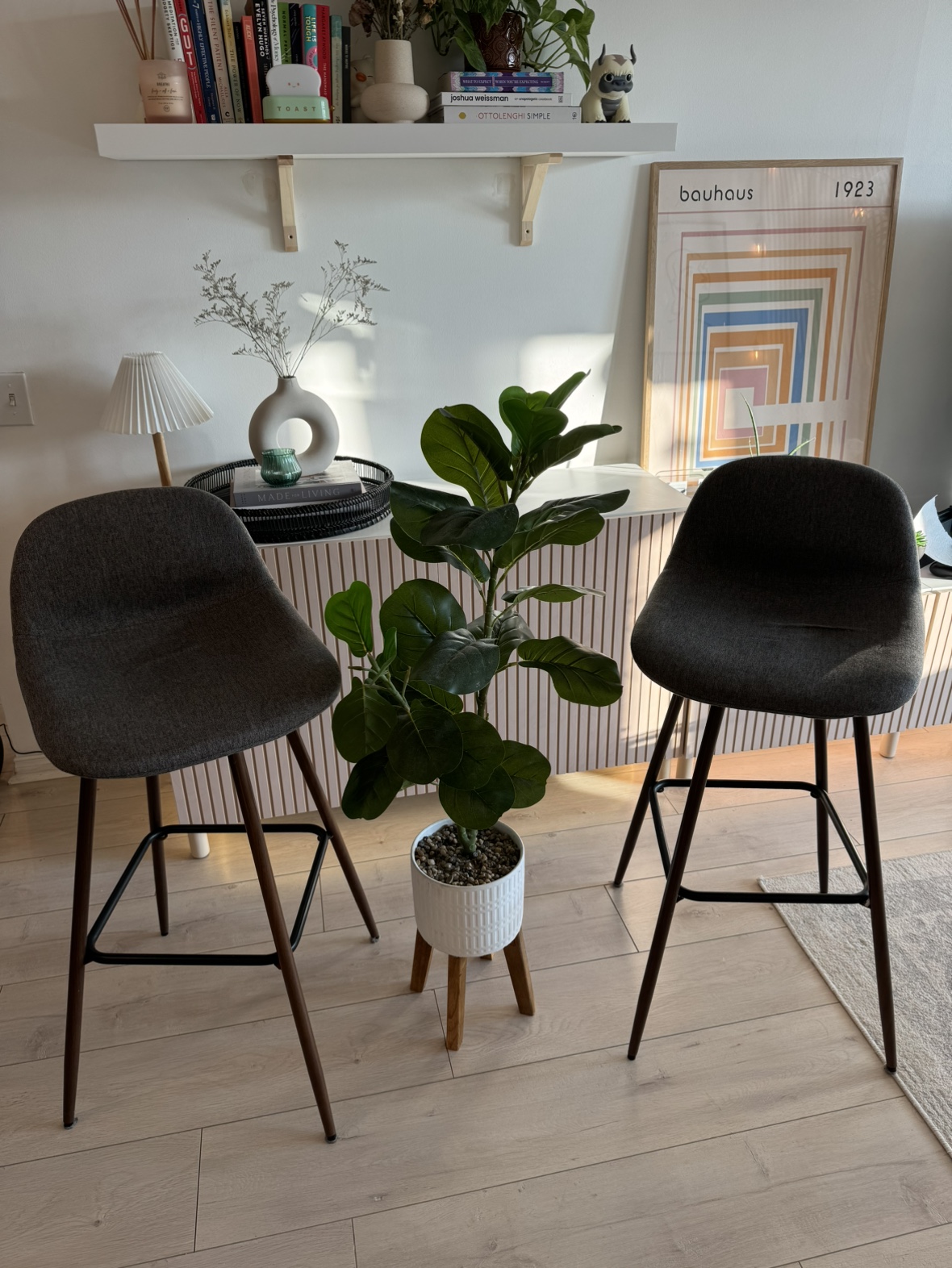 Grey Bar Stools