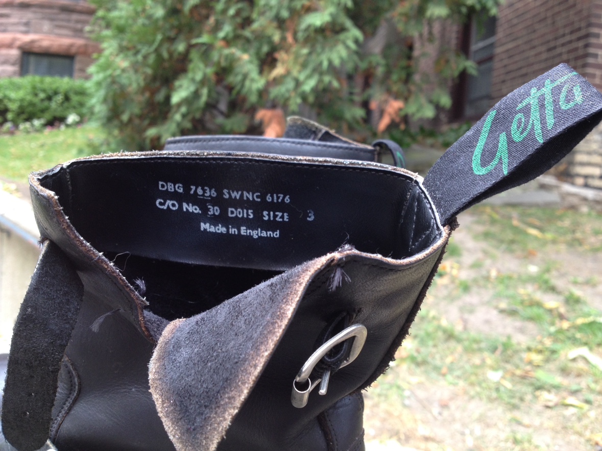 RARE 90’s Vintage Black Boot UK Motorcycle 7.5 -8 - photo 3