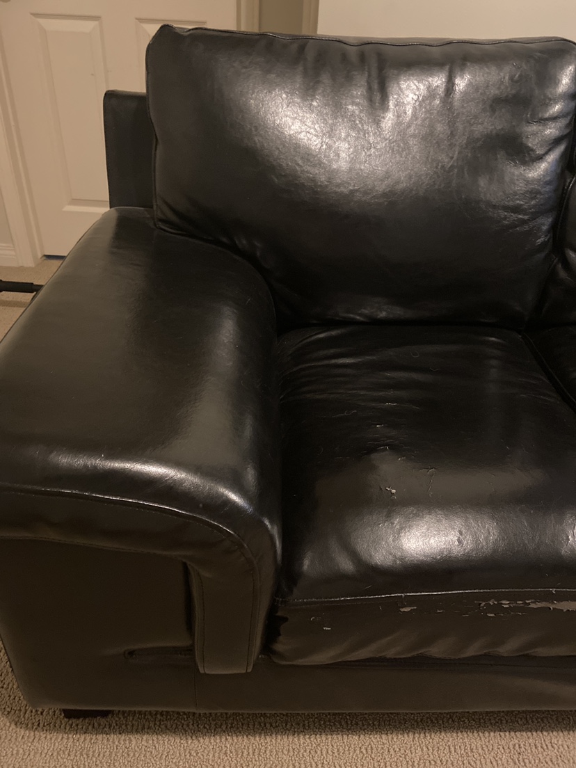 Leather sofa - free - photo 2