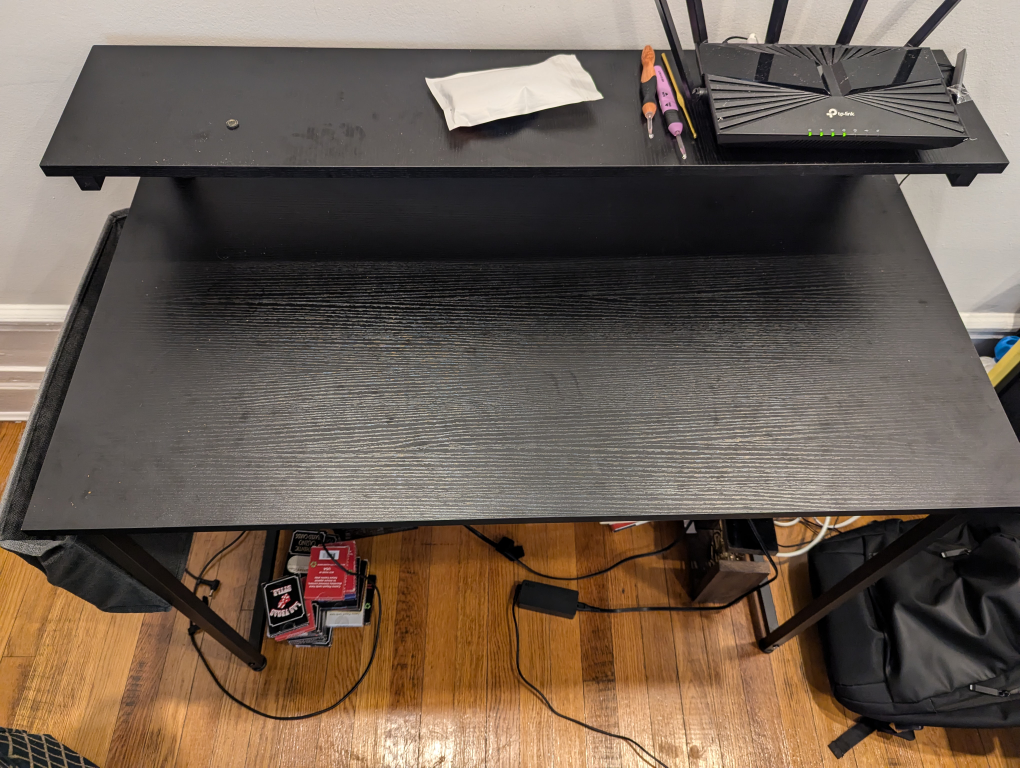 40" Computer Desk with Adjustable Monitor Shelf - photo 2