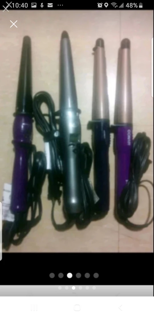 High Brand Quality Portable Hair Straightener,Curler, Wand&Dryer image indicator(3)