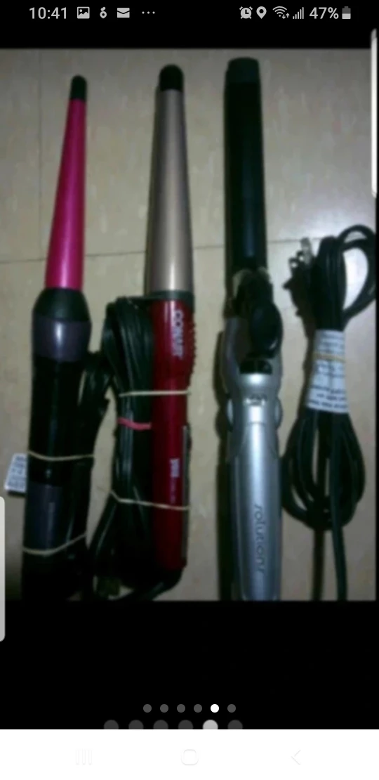 High Brand Quality Portable Hair Straightener,Curler, Wand&Dryer image indicator(5)