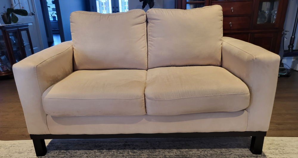 Fabric loveseat & 2 chairs set