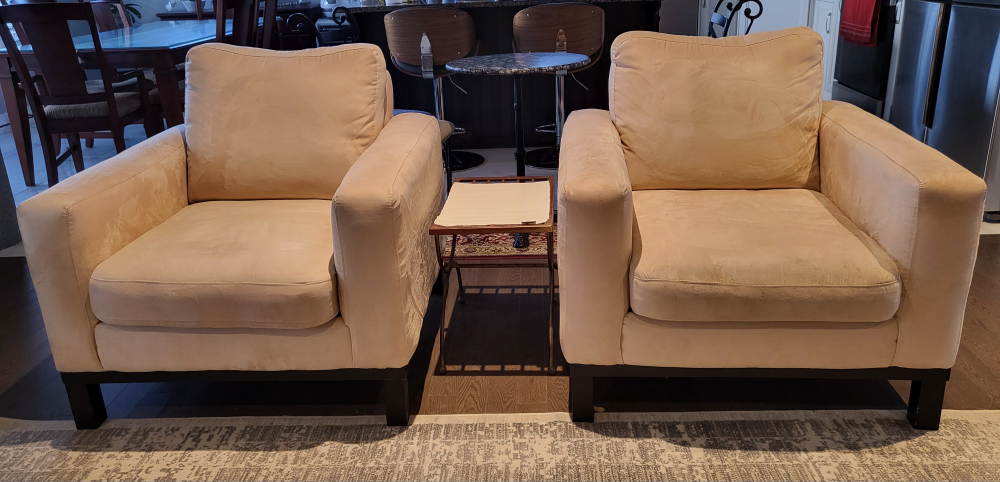 Fabric loveseat & 2 chairs set - photo 2