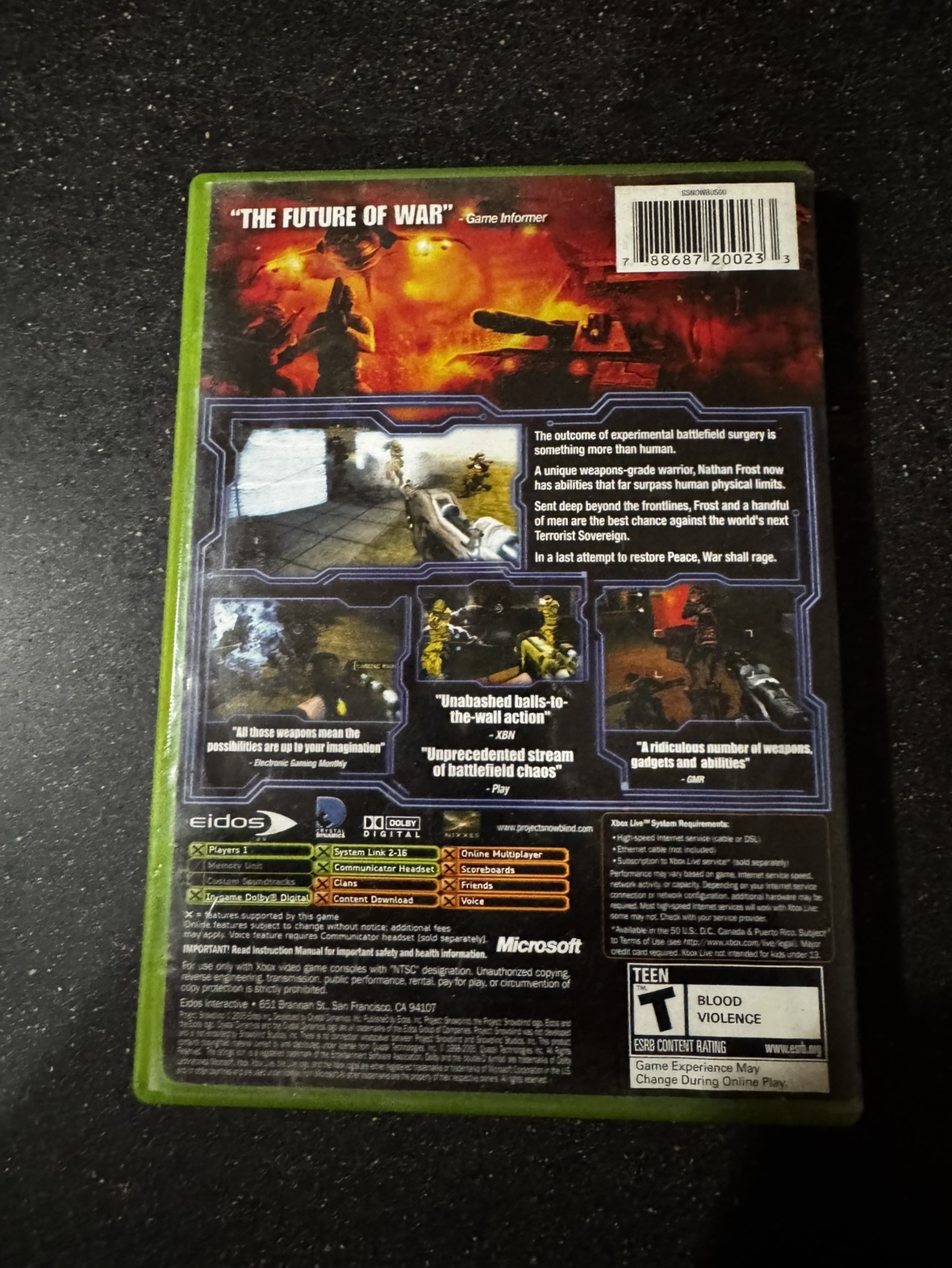 Project SnowBlind XBOX Game - photo 2