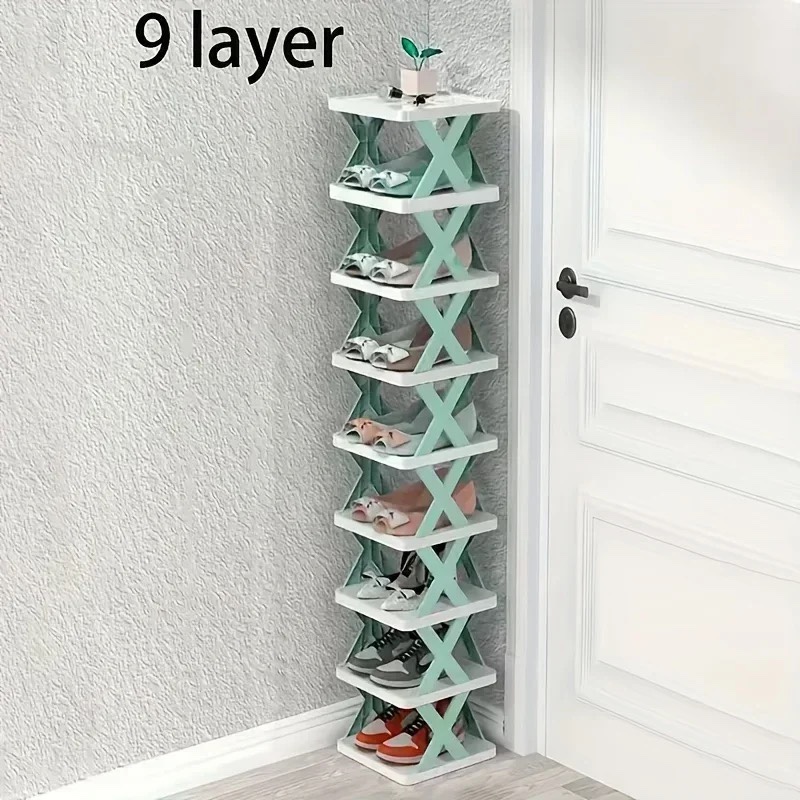 PLASTIC SHOE RACK, NEW 9 LAYERS