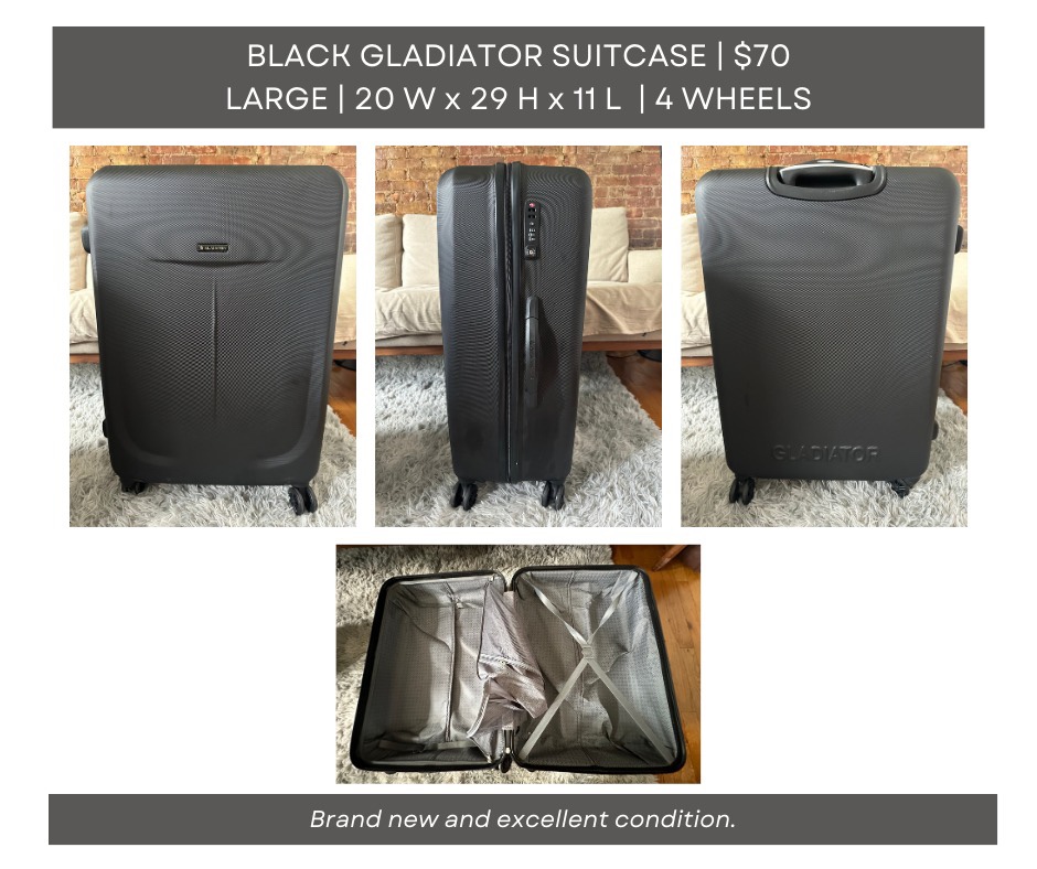 Black Gladiator Suitcase