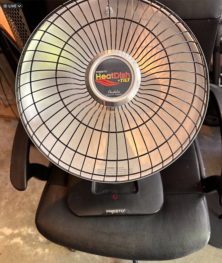Presto heat dish and