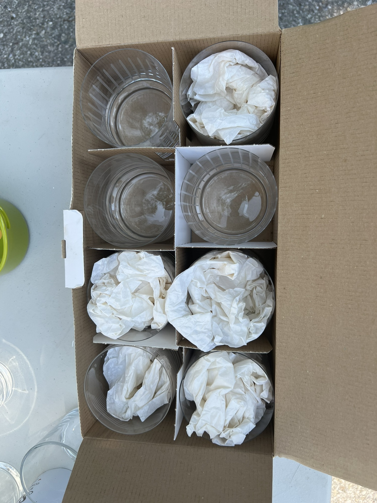 Micasa set of 8 glasses, never used - photo 2