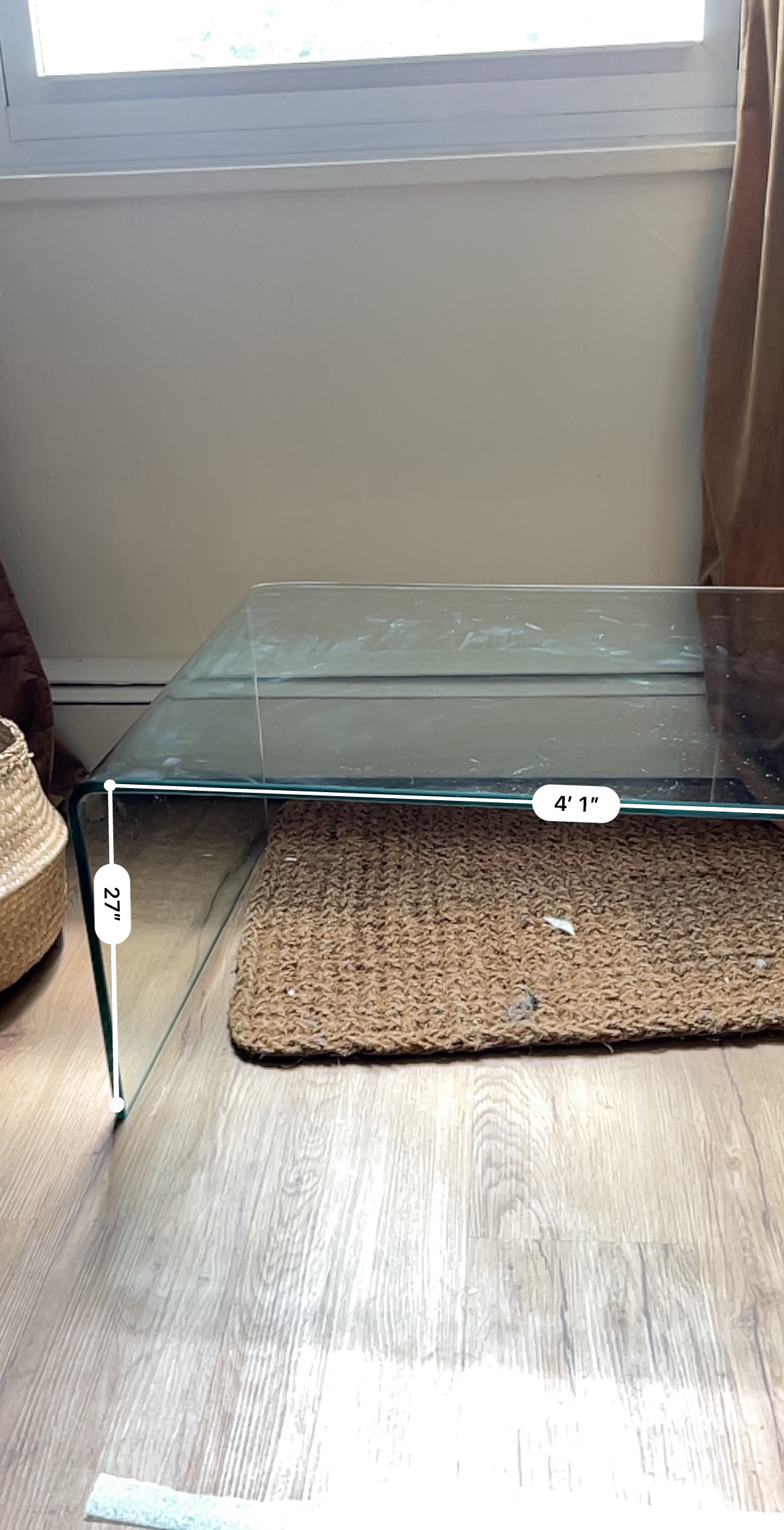 Waterfall glass coffee table - photo 4