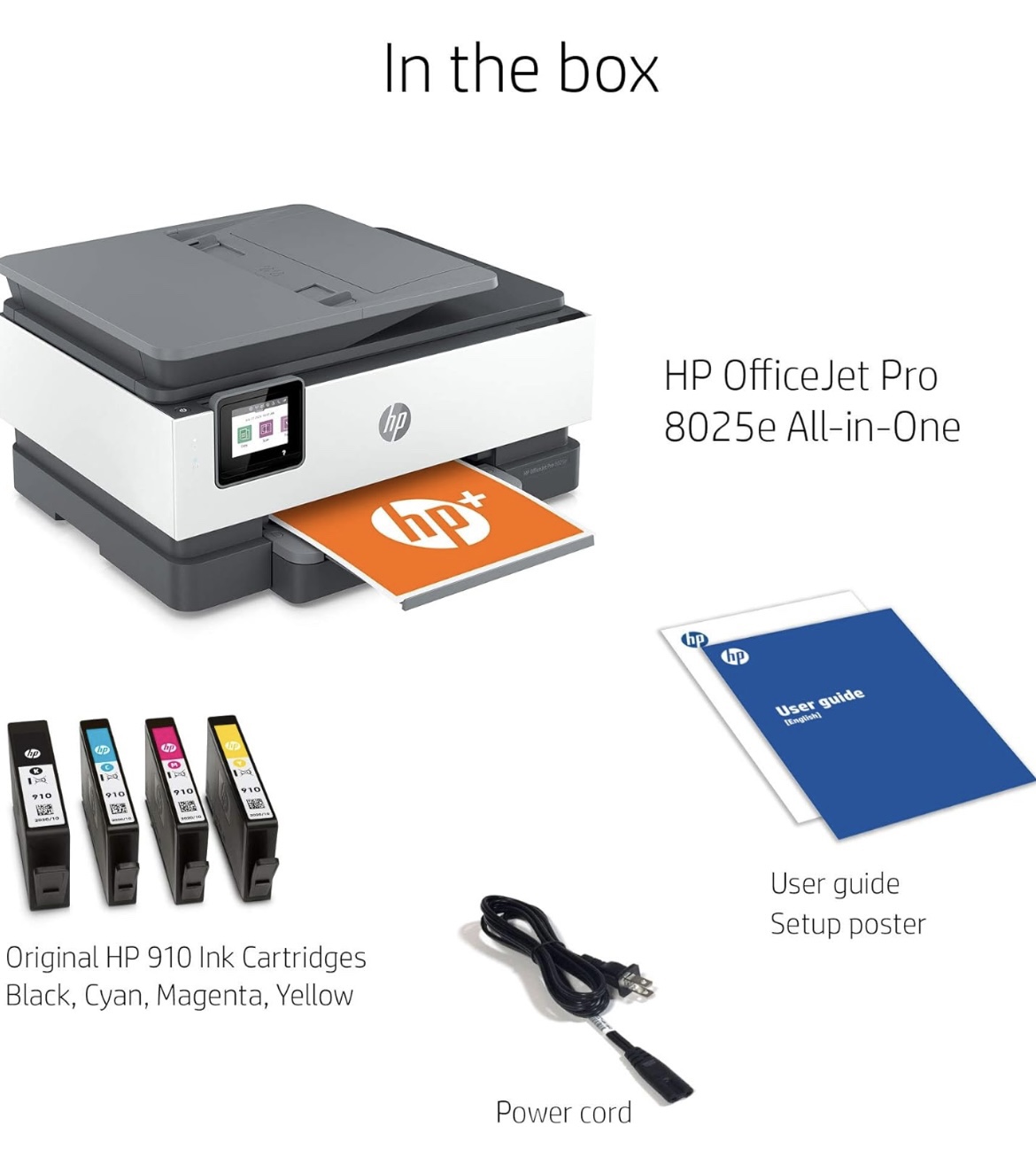 HP OfficeJet Pro 8025e All-in-One Wireless Color Printer - photo 5