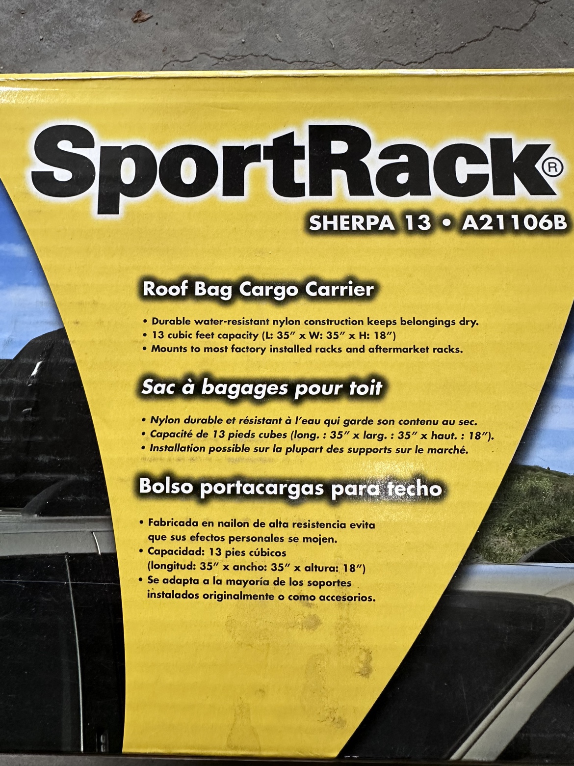Roof bag cargo carrier - photo 2